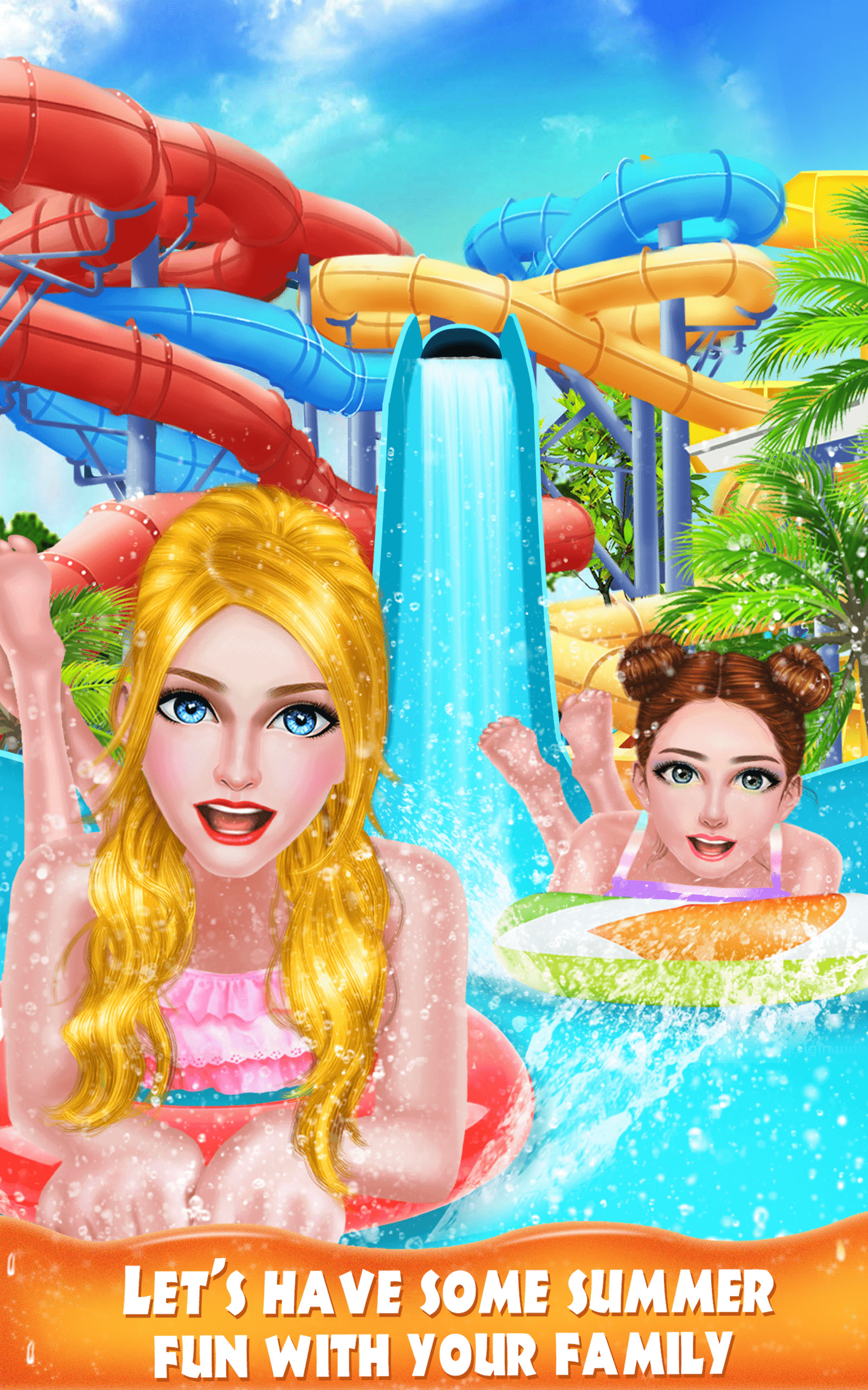High School Water Park Salon Game Screenshot