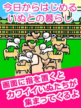 いぬとあそぶ - 癒しのわんこ育成ゲーム ゲームのスクリーンショット