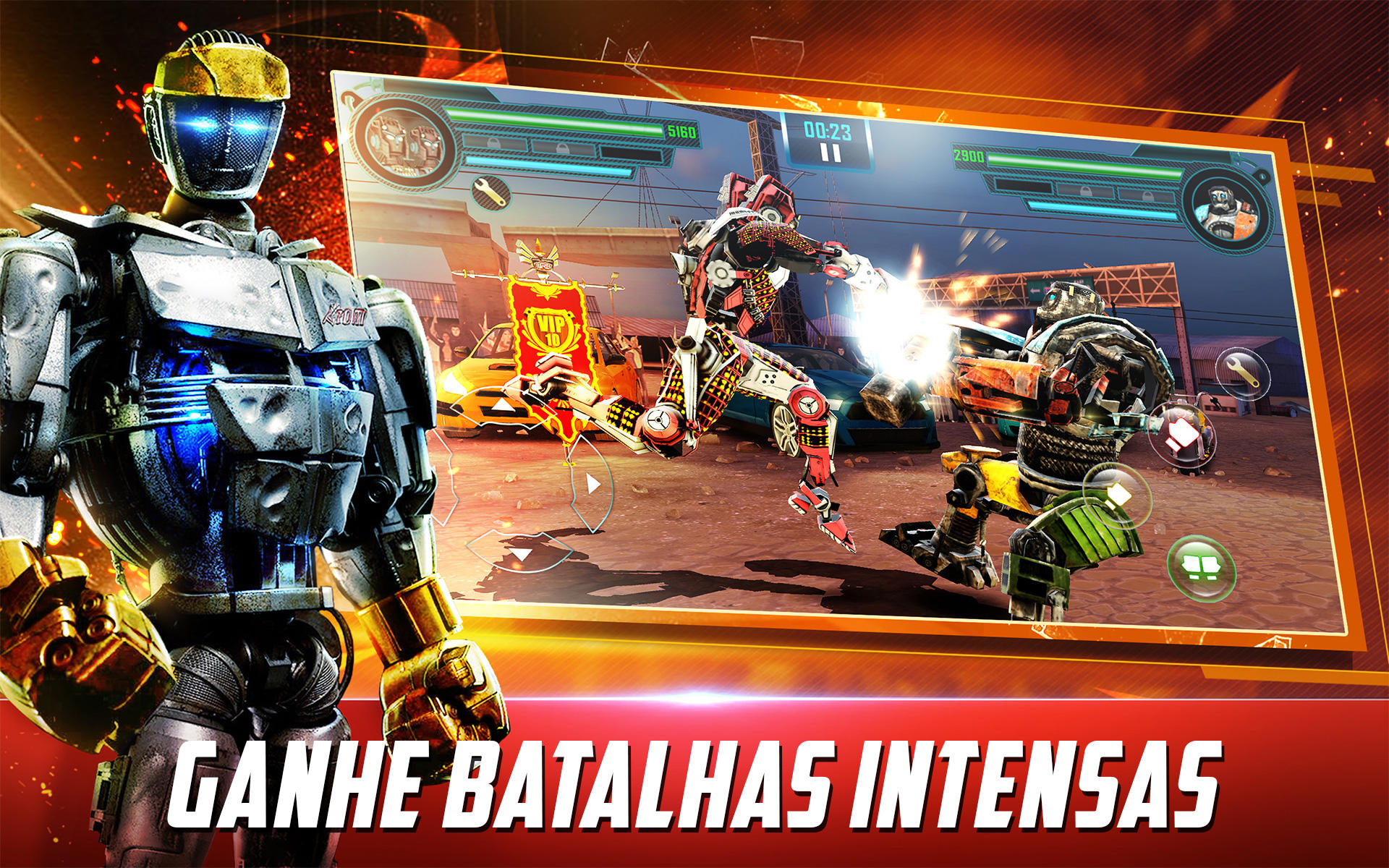 Captura de Tela do Jogo Real Steel World Robot Boxing