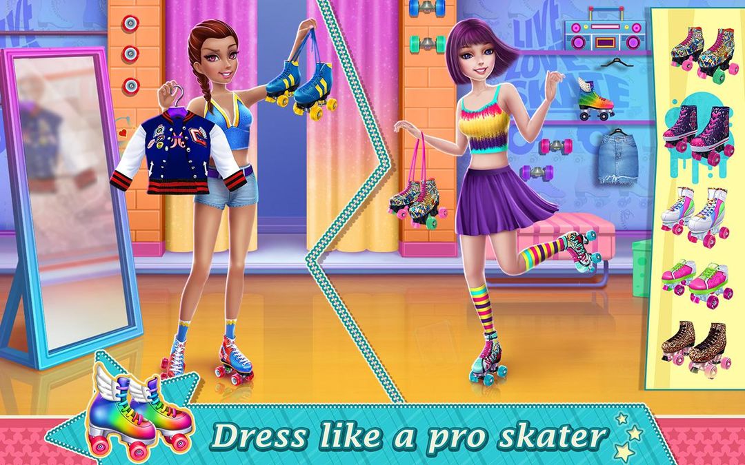 Screenshot of Roller Skating Girls