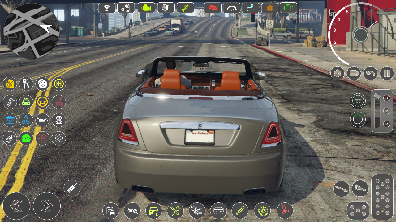 Rolls Dawn: Lux Car Simulator ゲームのスクリーンショット