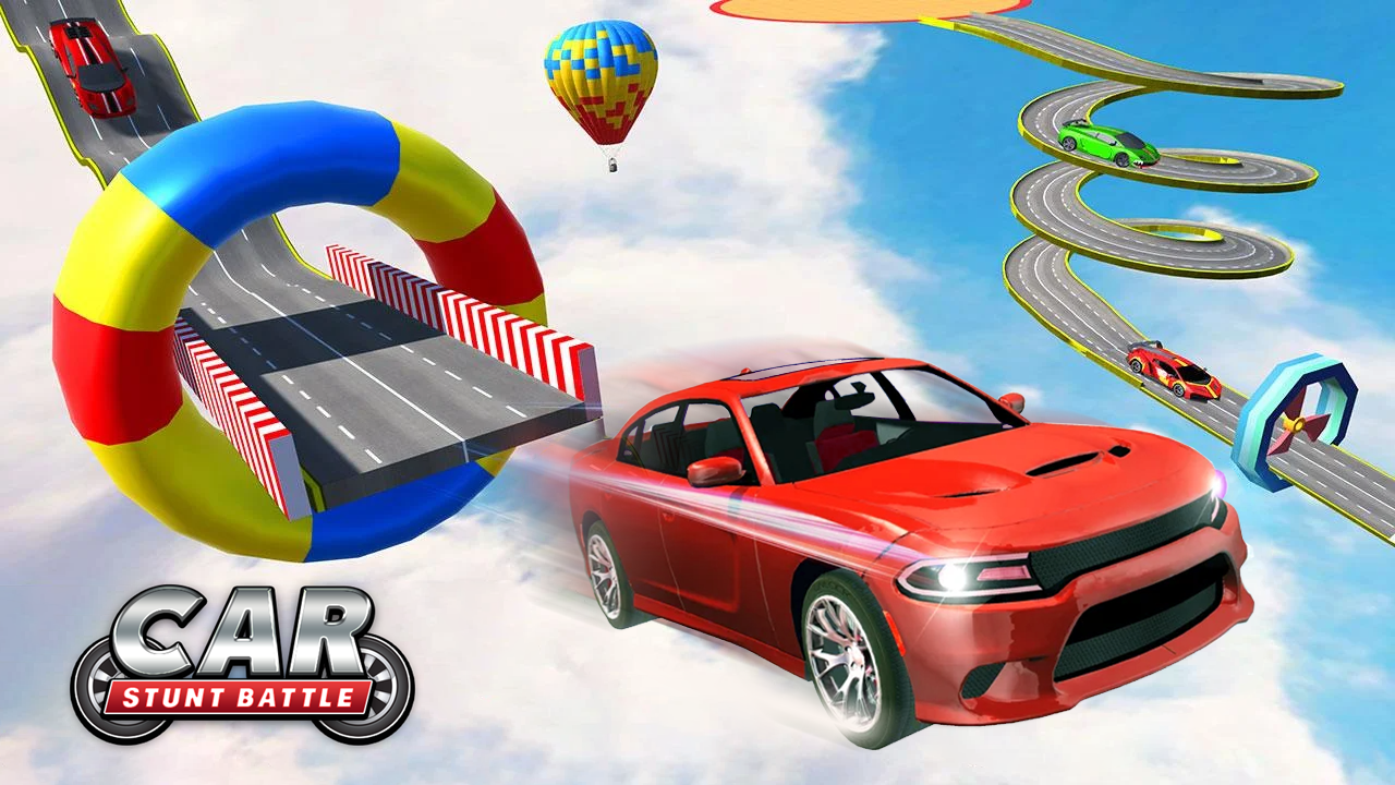 Car Stunt Racing - Mega Ramp Car Jumpingのキャプチャ