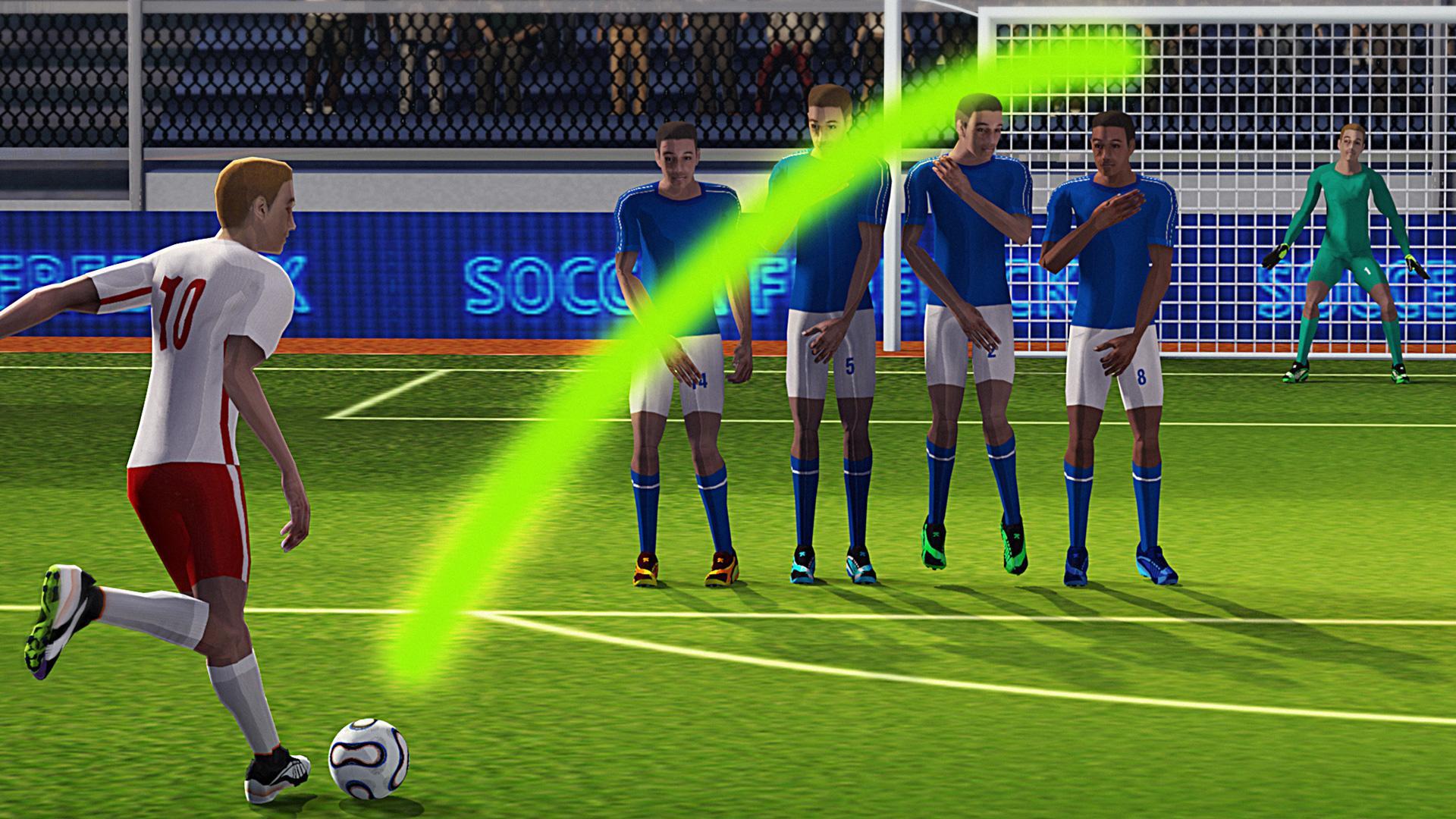 Screenshot 1 of Bola Sepak Liga Dunia FreeKick 