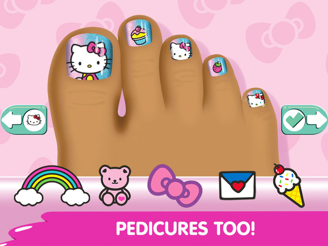 Hello Kitty Nail Salon screenshot game