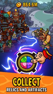 Taplands - idle clicker game Game Screenshot