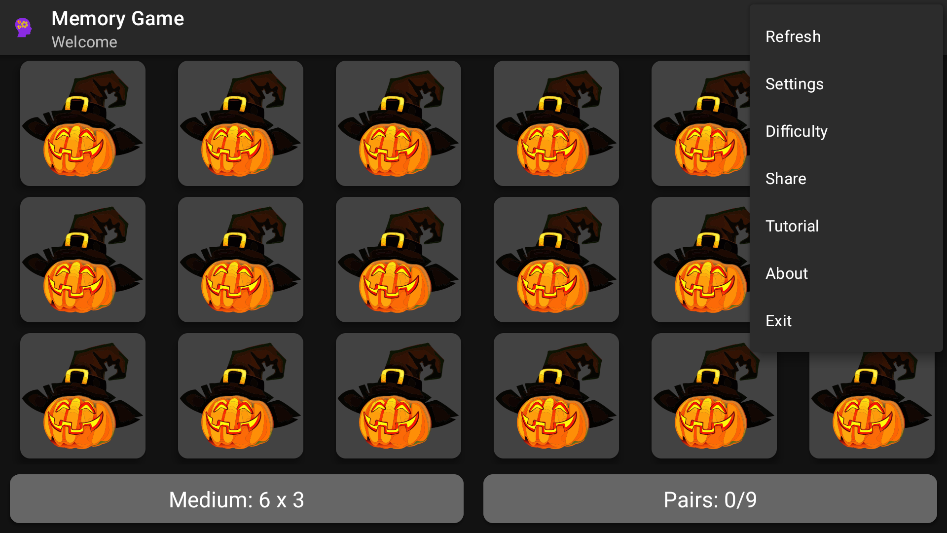 Screenshot of Memory Game - Pro