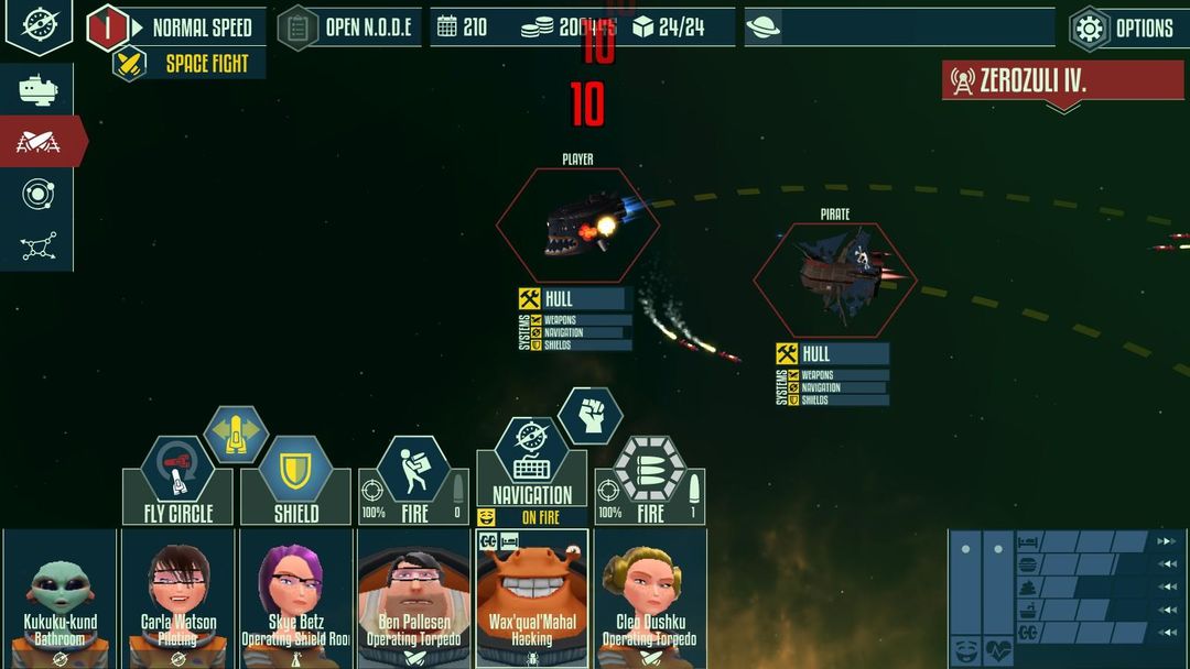 Cosmonautica screenshot game
