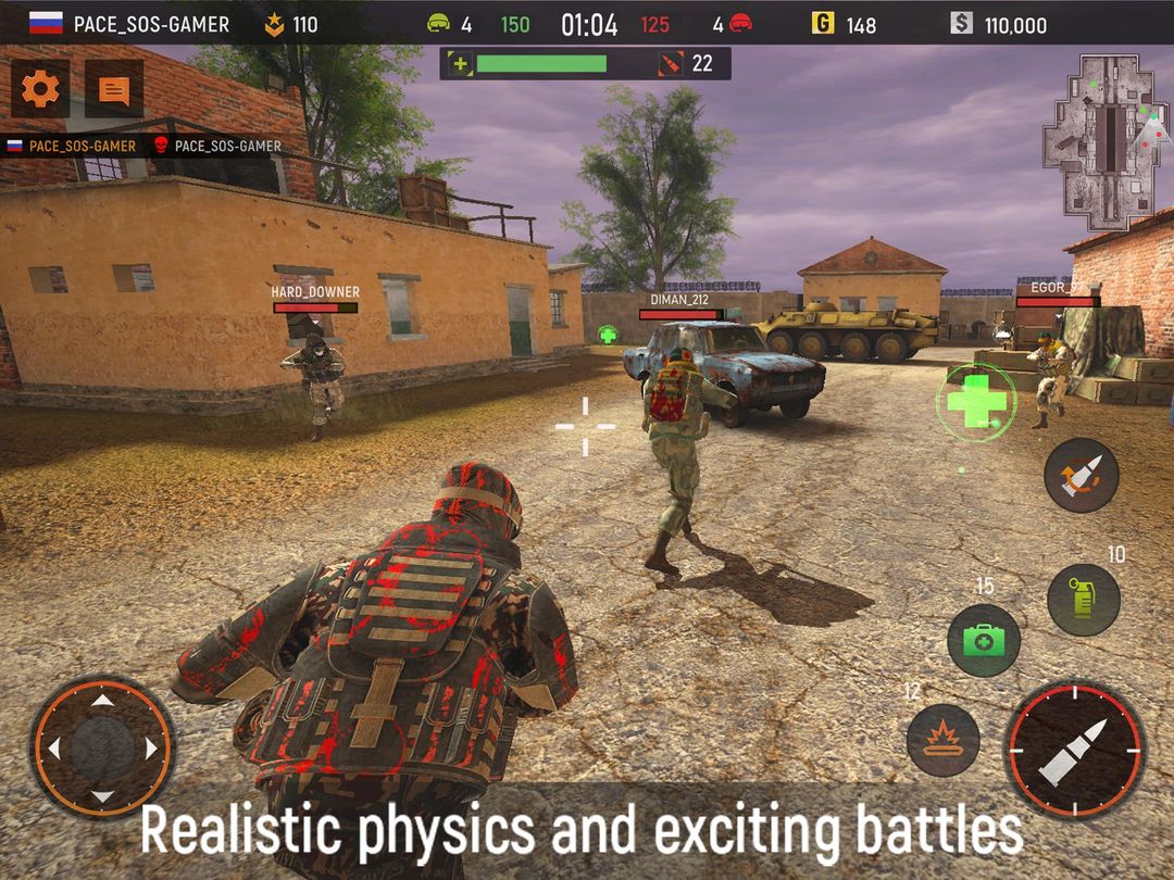 Striker Zone: 3D Online Shooter screenshot game
