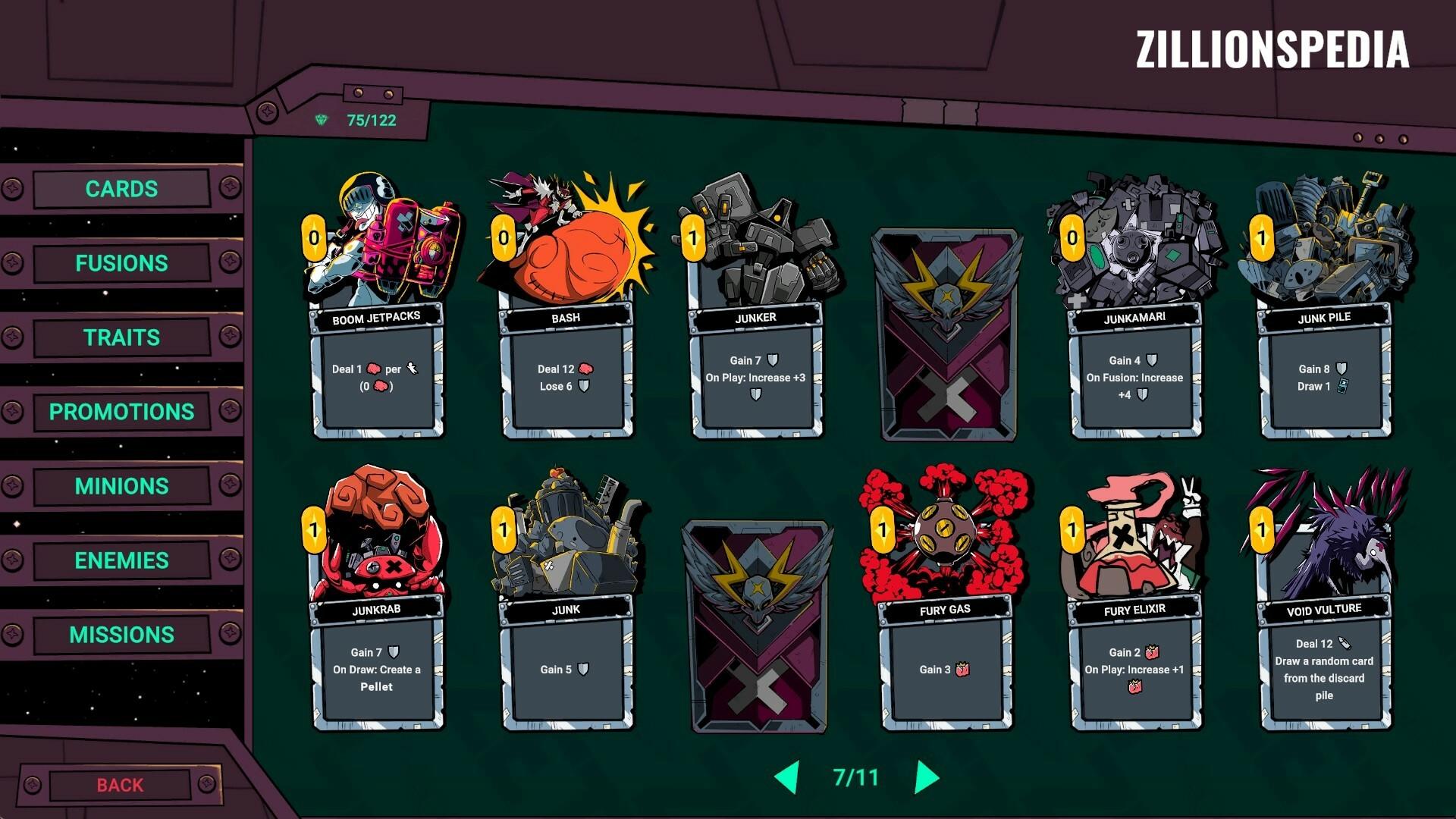Zet Zillions screenshot game