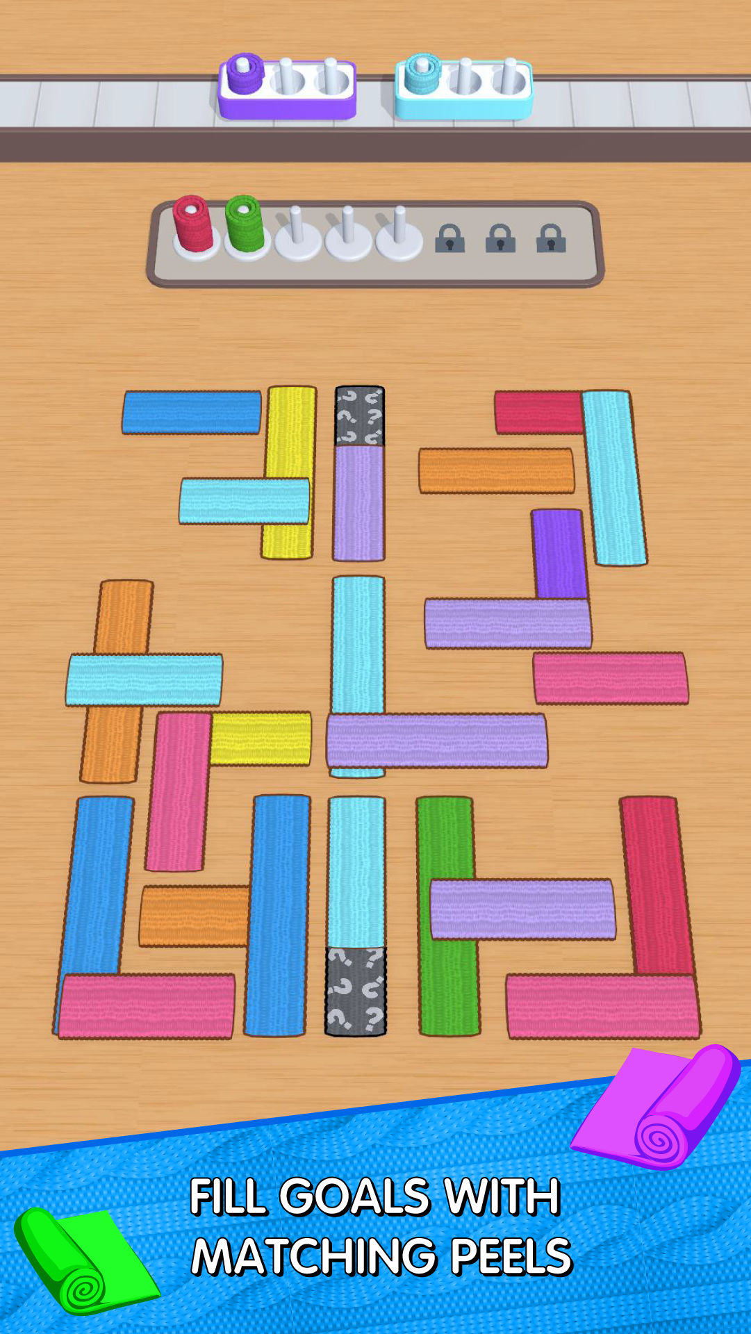 Скриншот игры Peel Sort