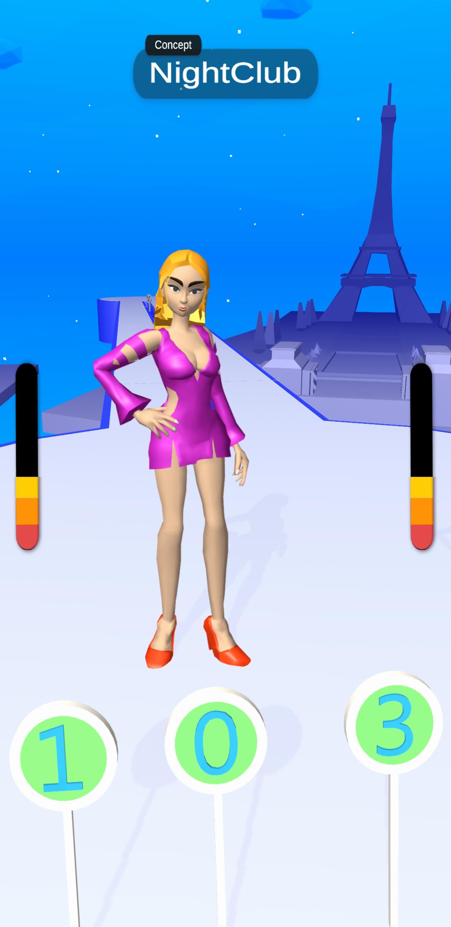 Captura de Tela do Jogo Catwalk Dash - Fashion Runner