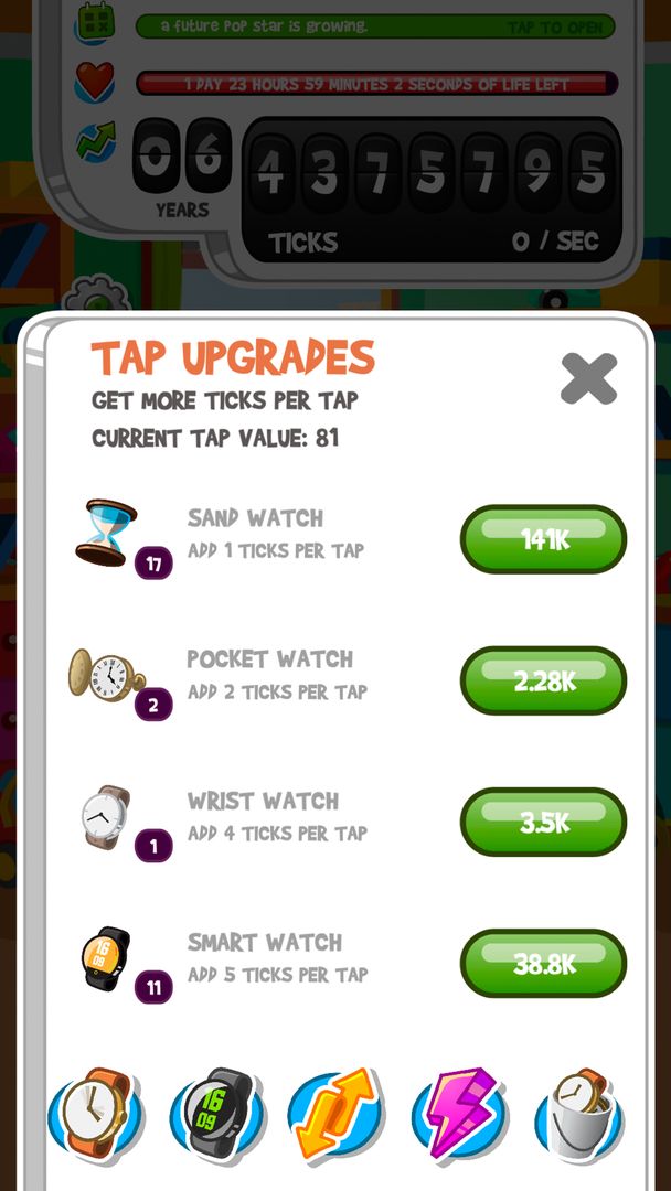 Screenshot of Tap Forward