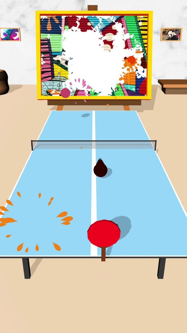 Screenshot of Paint Pong EDM