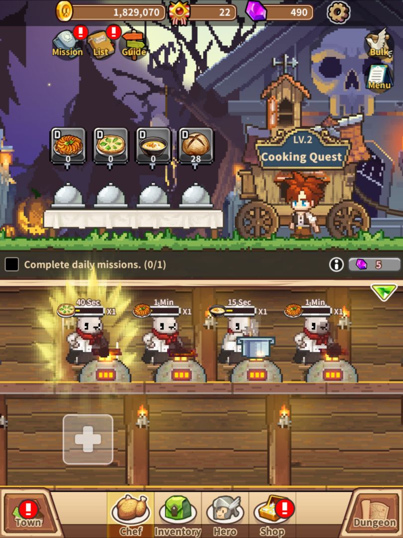 Cooking Quest : Food Wagon Adv screenshot game