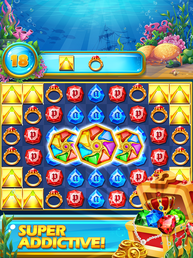 Atlantis Treasure Game Screenshot