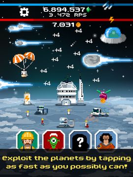 Tap Galaxy – Deep Space Mine Game Screenshot