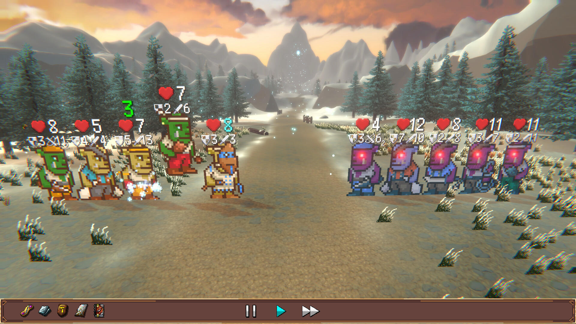 Mirror Throne: Auto Battler Game Screenshot