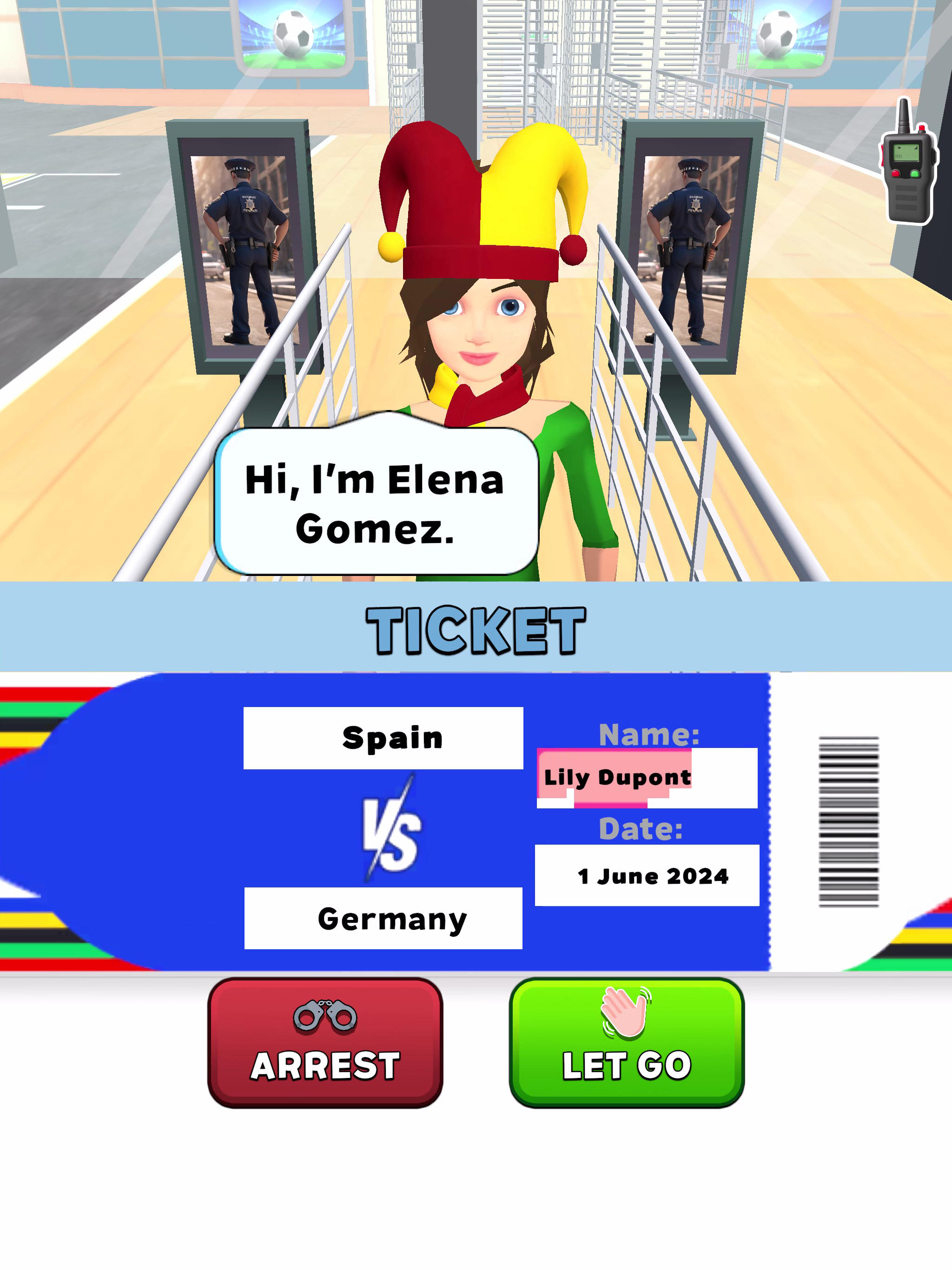 Soccer Security Game 2025 Game Screenshot
