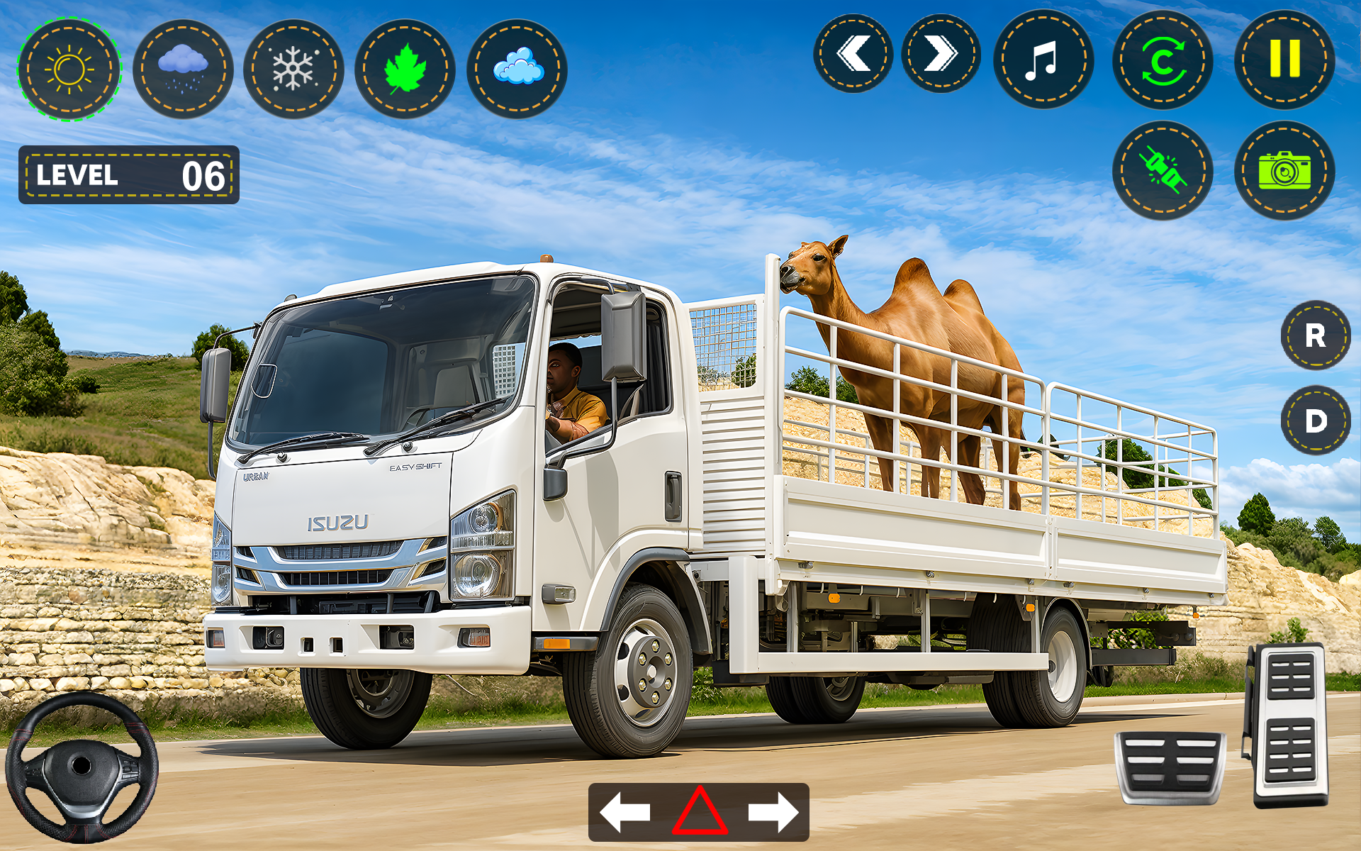 Farm Animal Cargo Truck 3d Game Screenshot