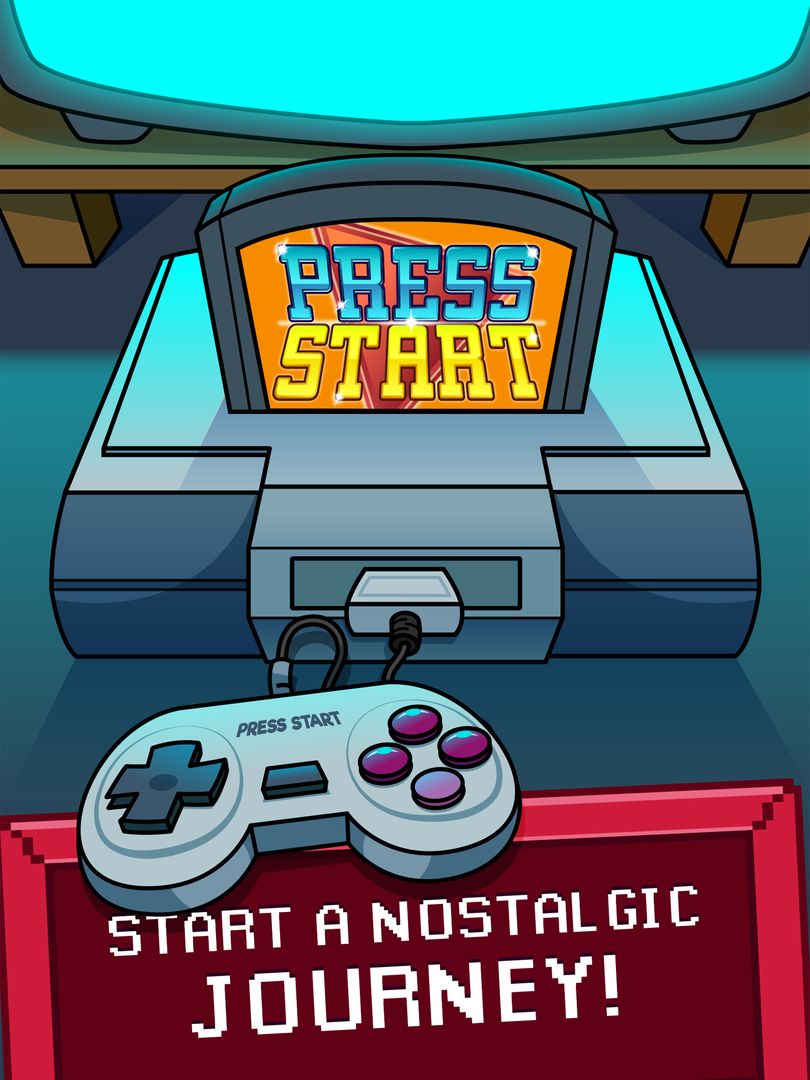 Press Start - Game Nostalgia Clicker 게임 스크린 샷