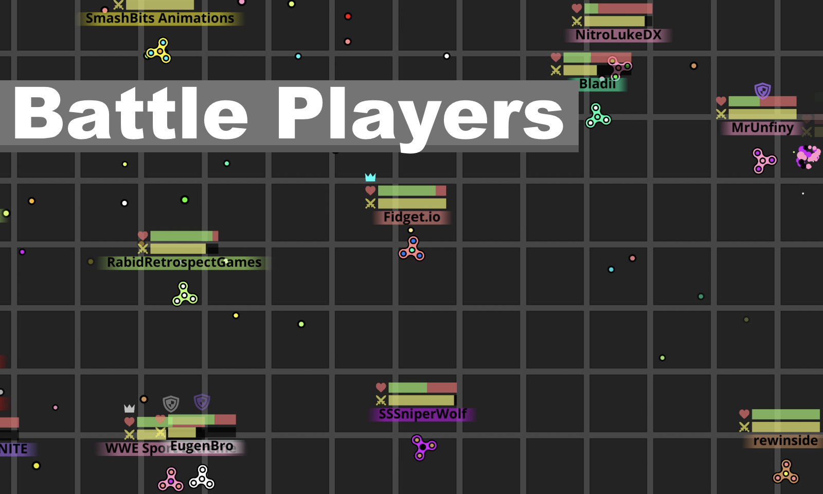 Fidget.io - Spinz.io Edition Game Screenshot