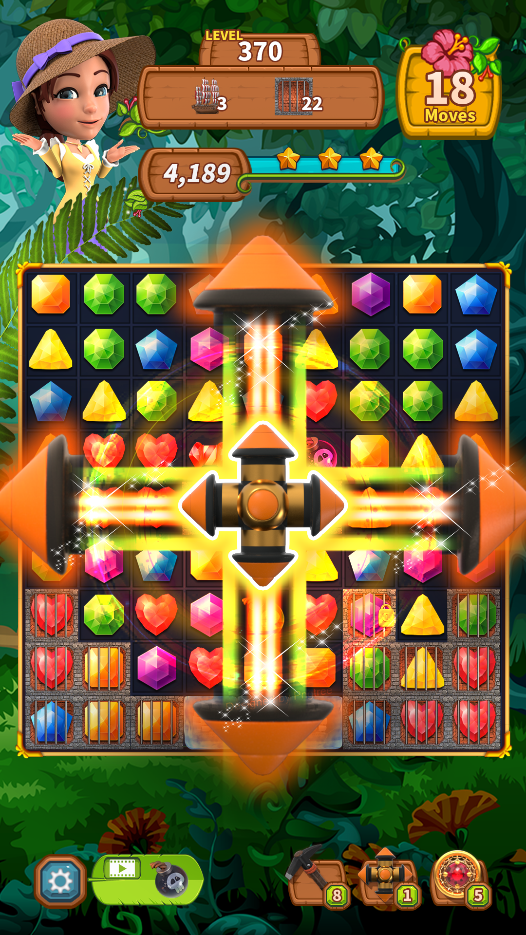 Jewel Park - Match 3 Puzzle Game Screenshot