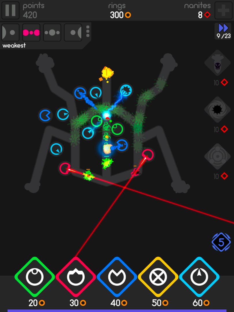 Color Defense - Tower Strategy screenshot game