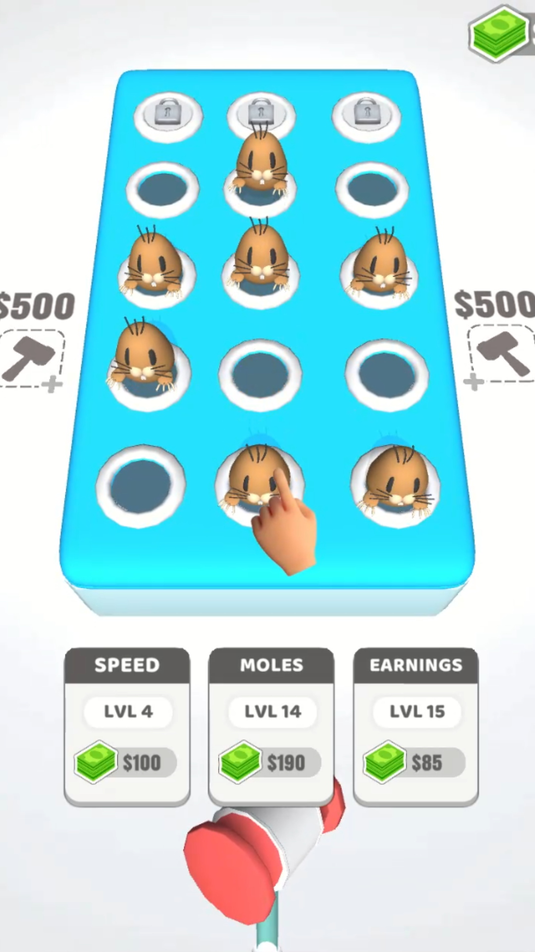 Whack a mole Game Screenshot