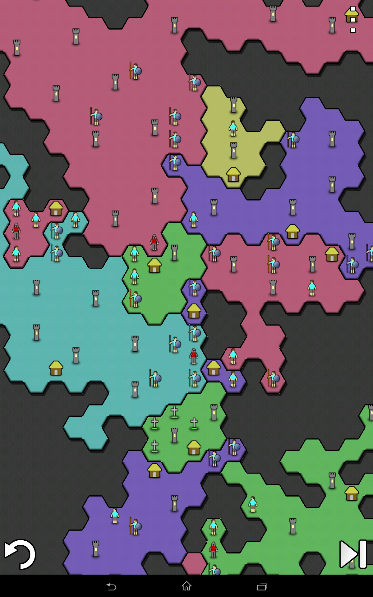 Antiyoy Classic Game Screenshot