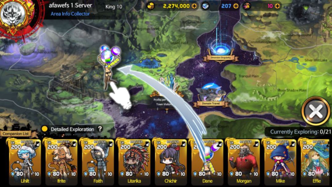 Screenshot of Management: Lord of Dungeons