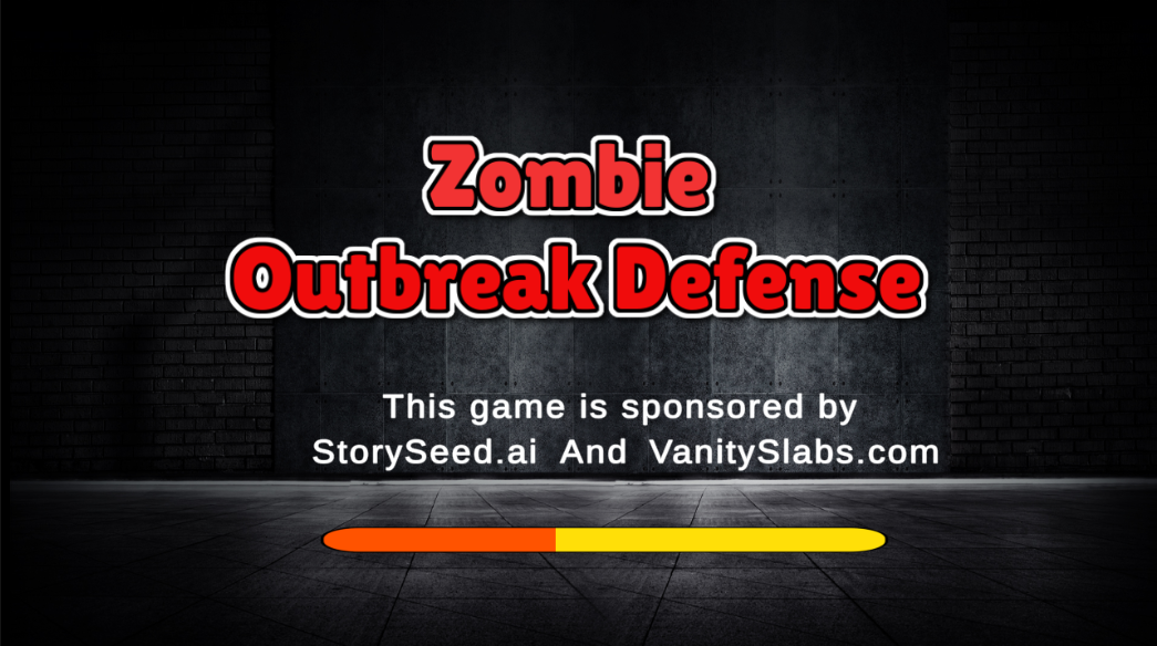 Zombie Outbreak Defense Game Screenshot