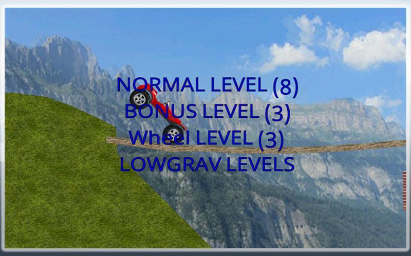 Up Hill Climb Racing Motor Car Game Screenshot