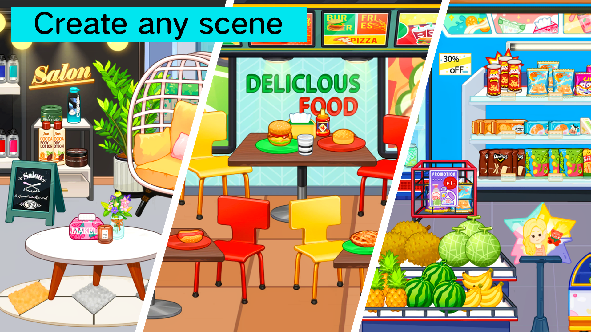 YoYa Time: Build, Share & Play Game Screenshot