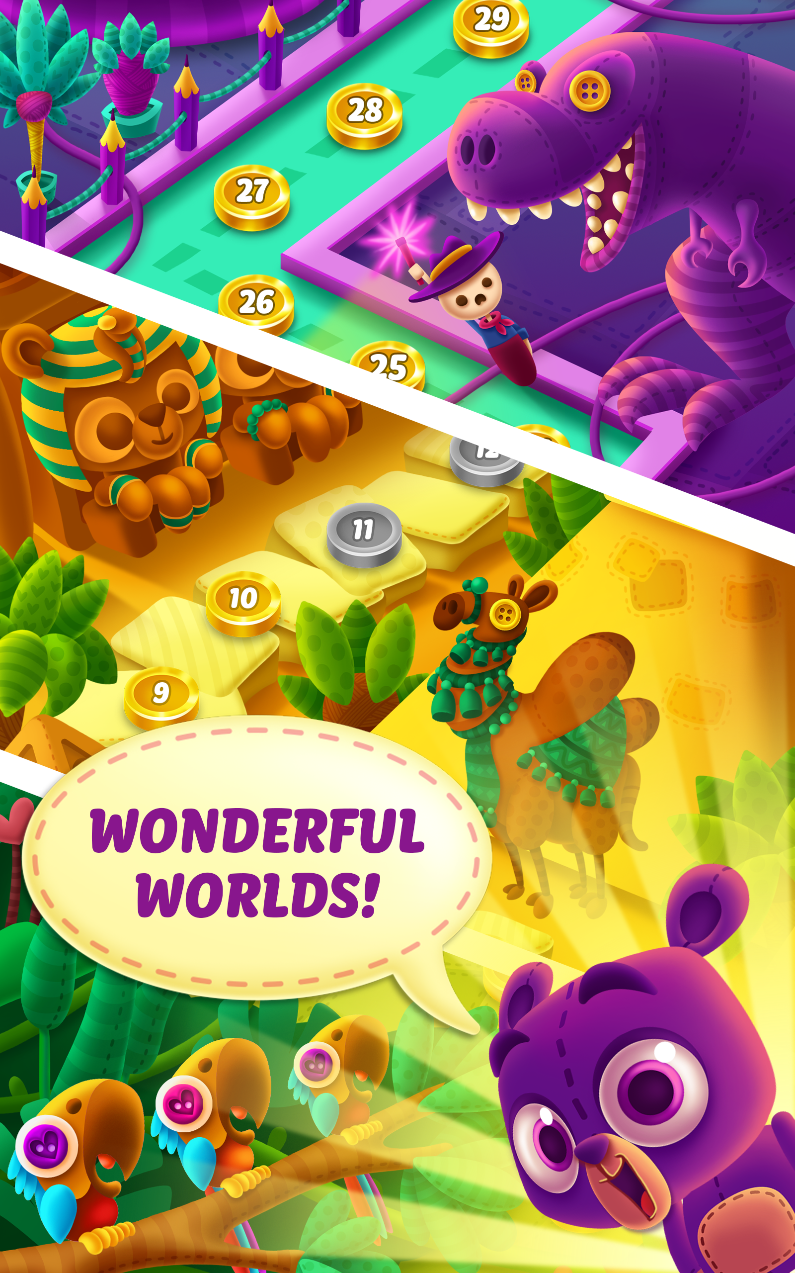 Button Blast - Dress Up Match-3 Puzzle Game Screenshot