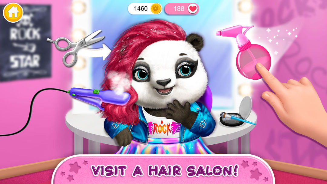 Rock Star Animal Hair Salon ภาพหน้าจอเกม