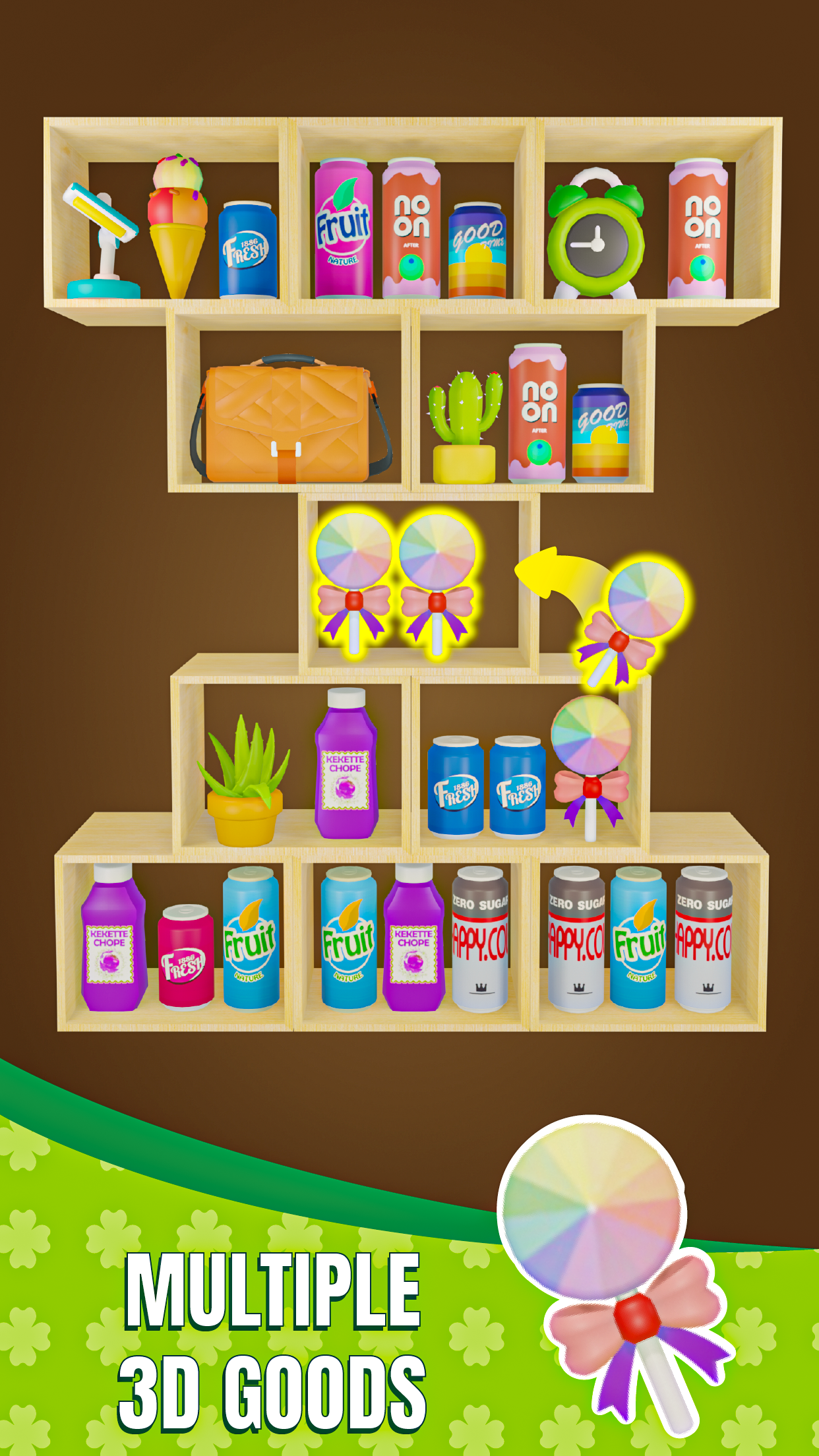 Triple Goods Merge: Sorting 3D Game Screenshot
