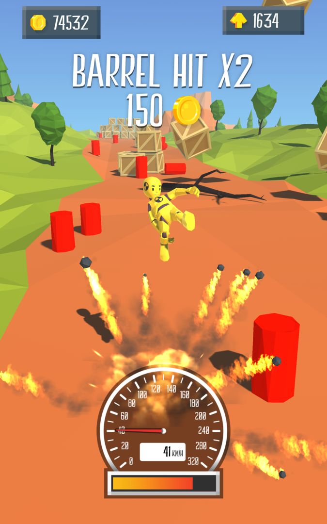 Screenshot of Destruction Car Jumping