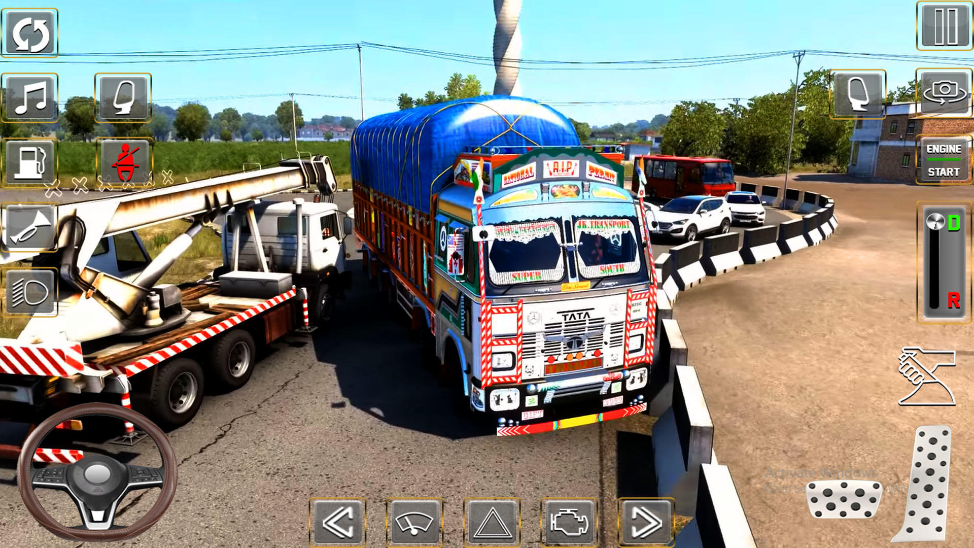 Cuplikan Layar Game Indian Truck Game 3D Driving