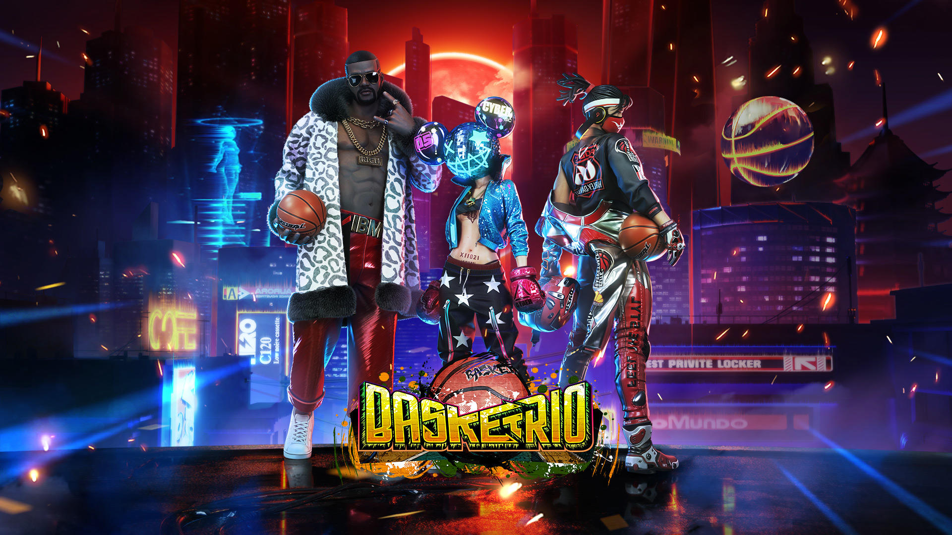 Basketrio - 3v3 Allstar Street Basketball Arena screenshot