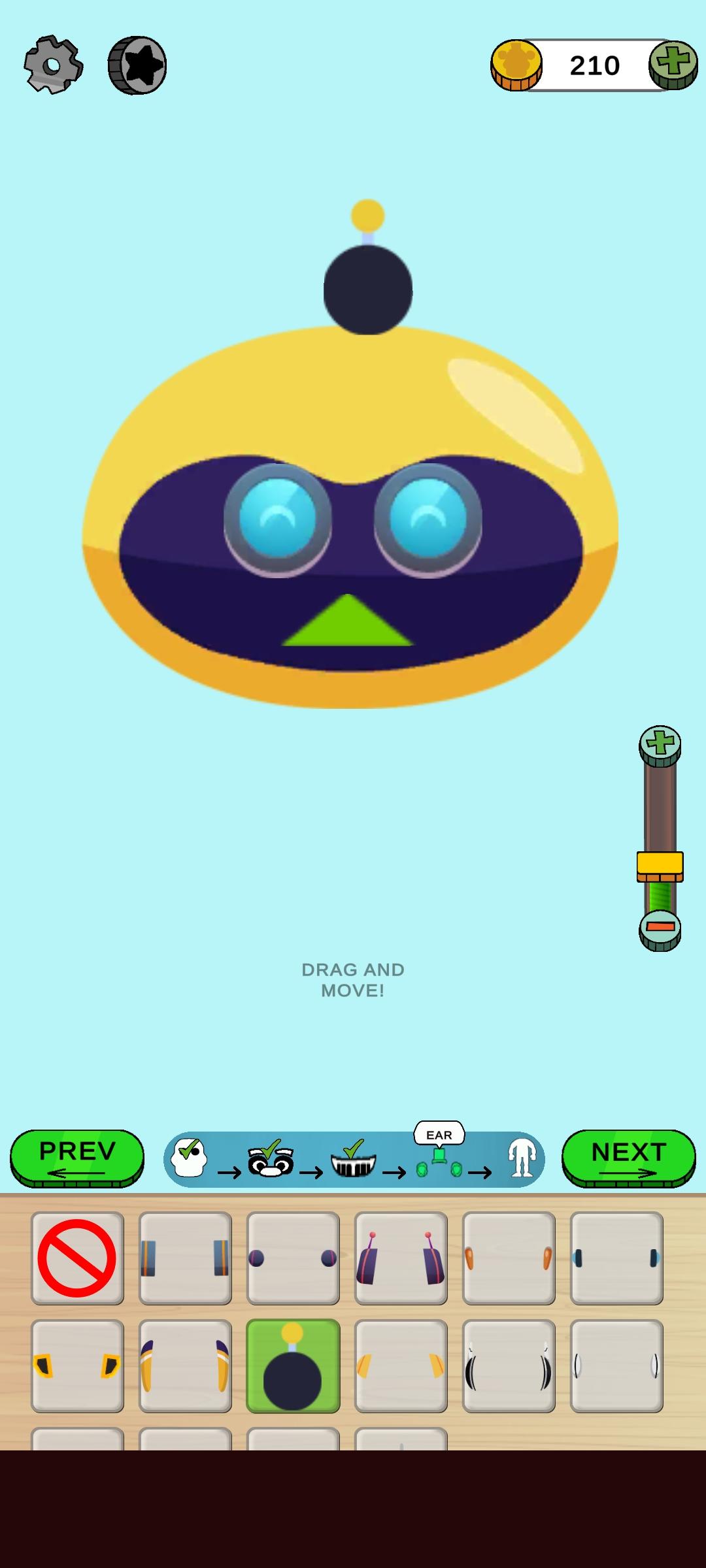 Screenshot of Mix Dancer Robots: Mix Makover