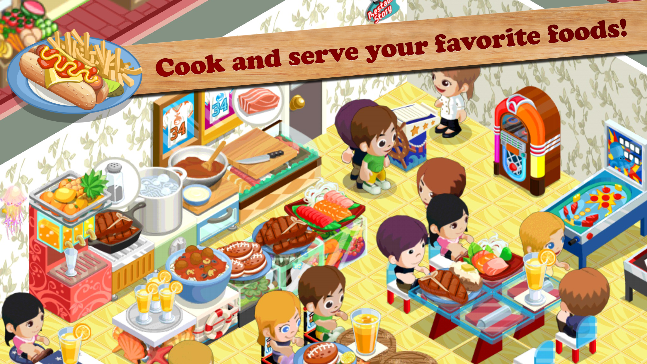 Restaurant Story: Hearty Feast Game Screenshot