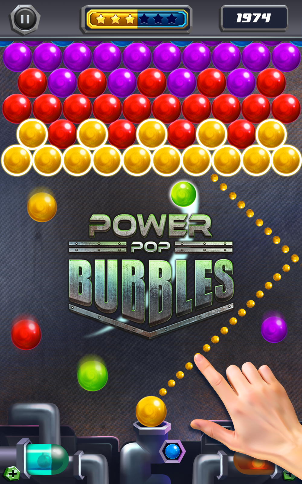 Screenshot of Power Pop Bubbles