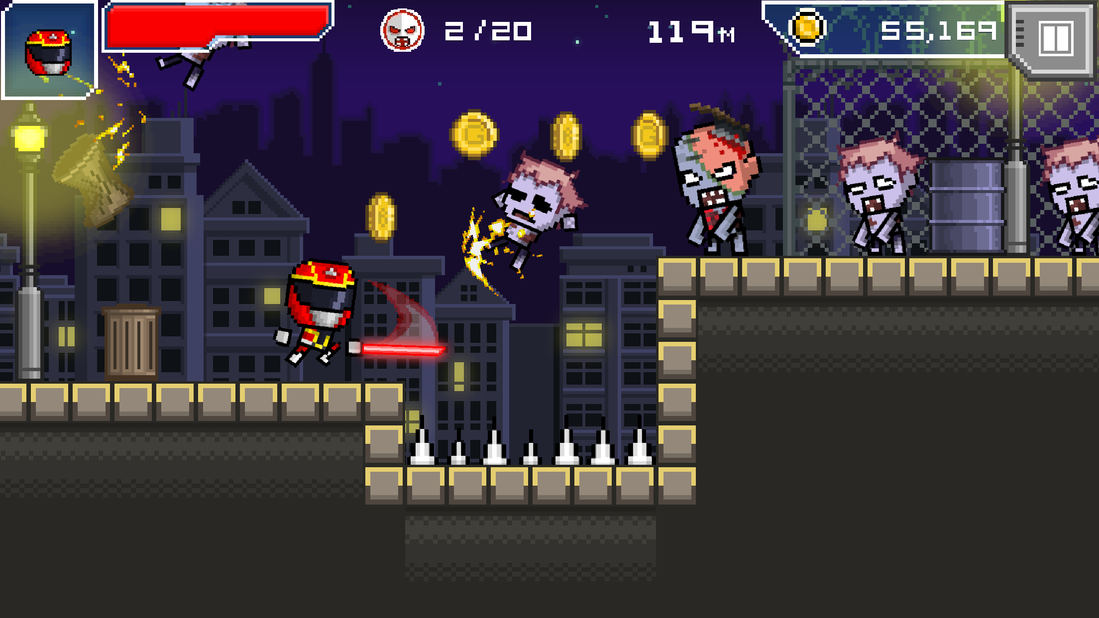 HERO-X: DASH! Game Screenshot