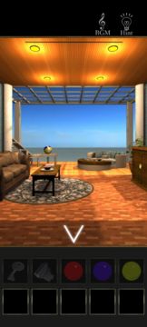 脱出ゲーム 海の見えるバルコニー Game Screenshot