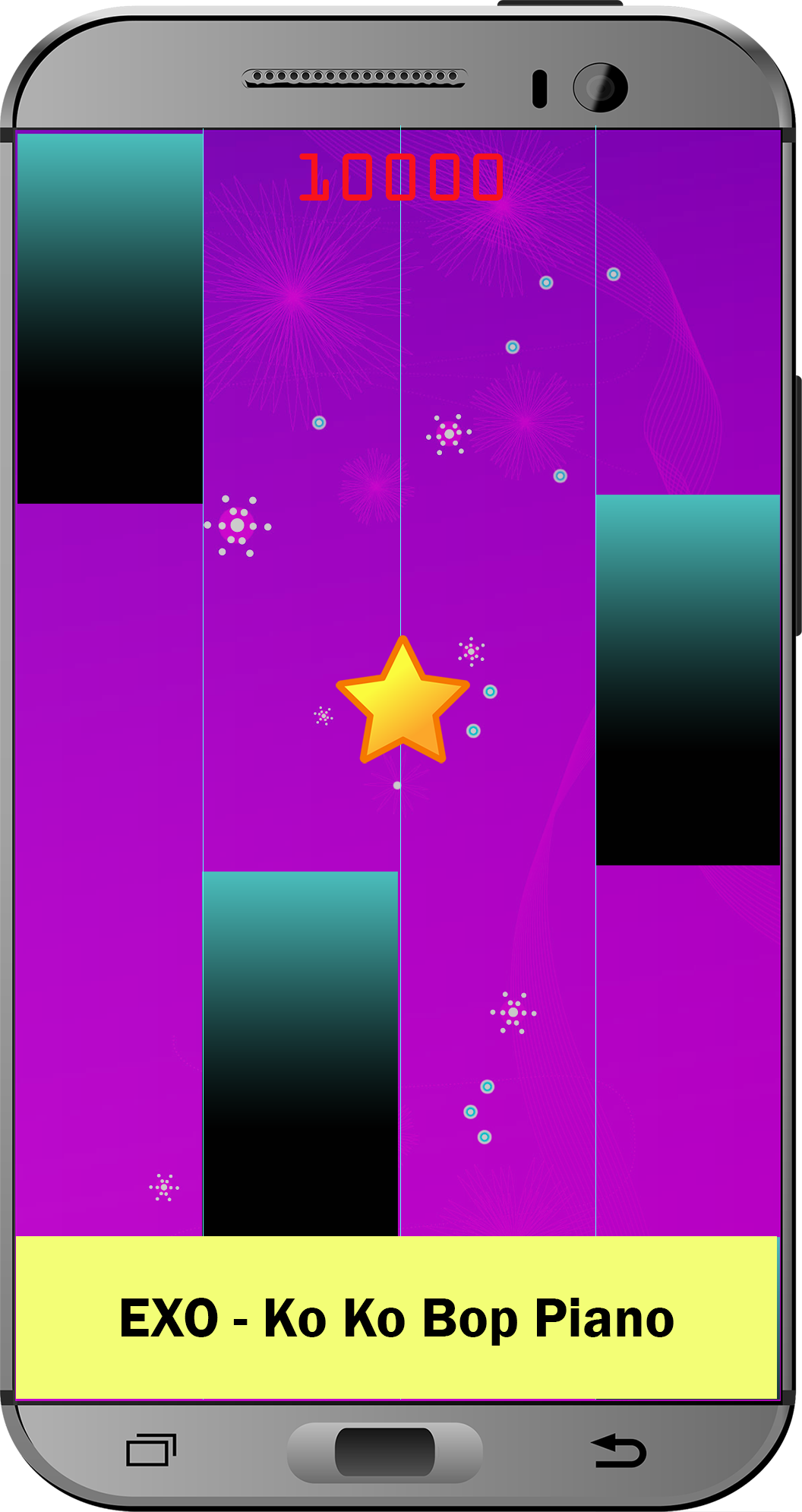 Скриншот игры EXO Piano Tiles