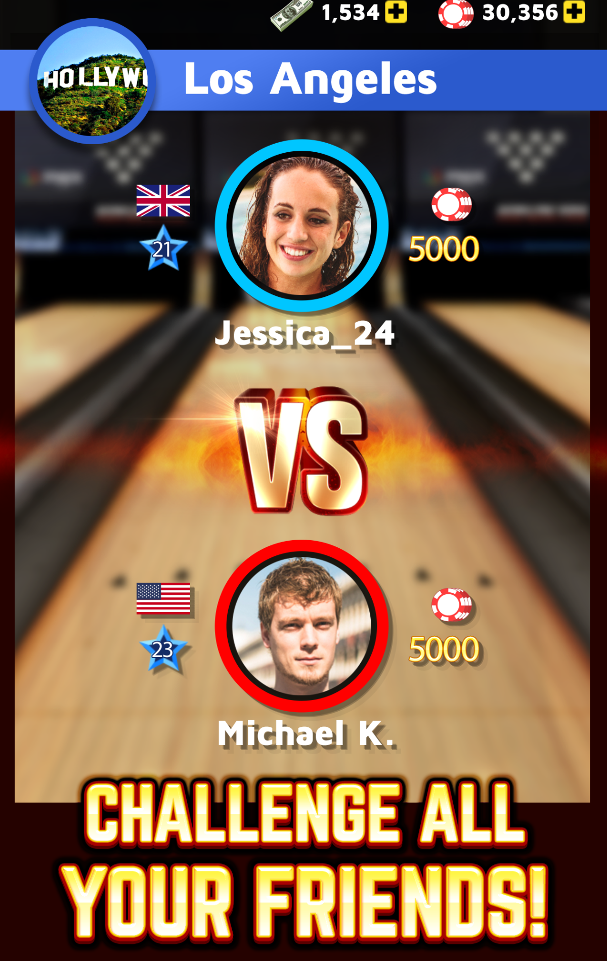 Bowling King Game Screenshot