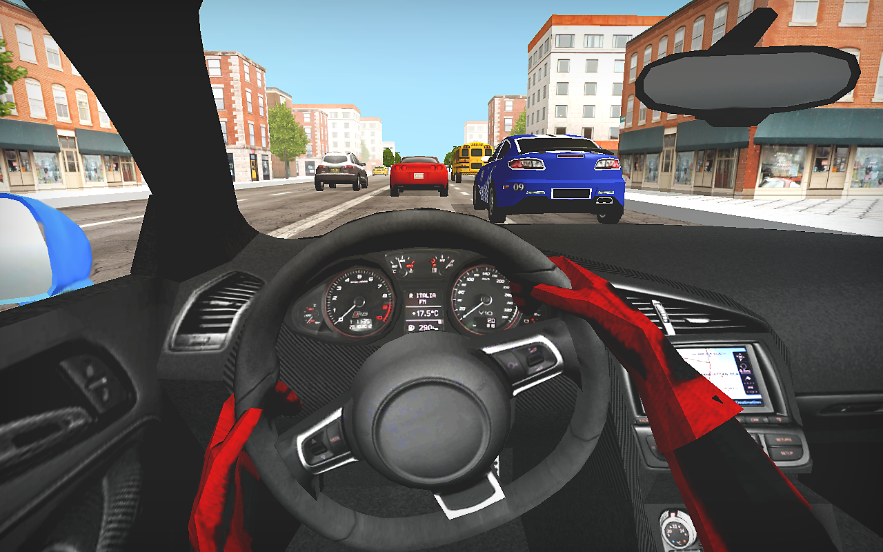 In Car Racing Game Screenshot