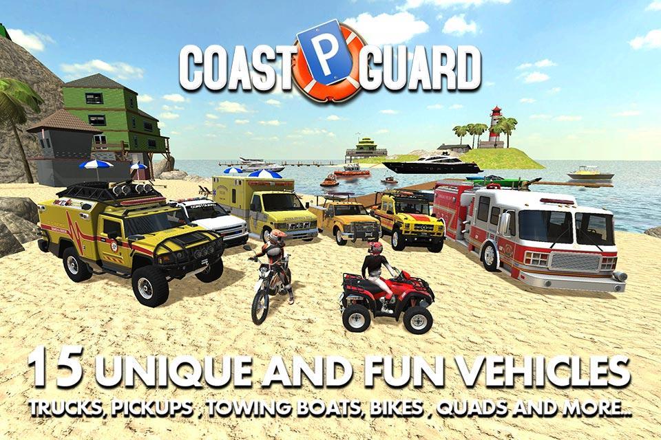 Coast Guard: Beach Rescue Team 게임 스크린 샷