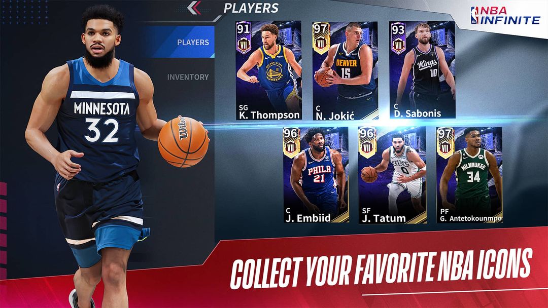 Screenshot of NBA Infinite