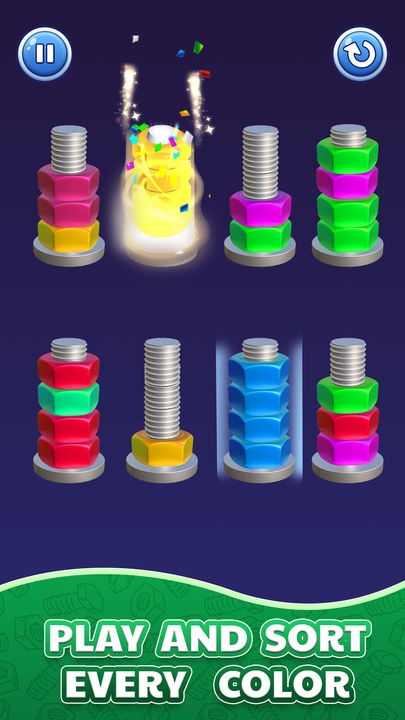 Nuts Stack 3D: Sorting Puzzle for Android/iOS - TapTap